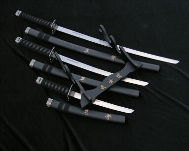 ZESTAW KATAN Z POCHWĄ I STOJAKIEM HONOR TL492-395CA-3PCS MEGA HIT