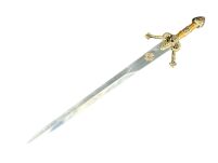 Nożyk do listów miniaturka historyczny miecz szkockich górali claymore (22)plus stojak - 15