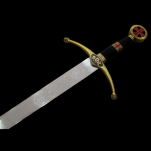 UNIKATOWY MIECZ TEMPLARIUSZY Z POCHWĄ  3110/V   Pasowanie Wojowników Maryi - 8