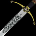 UNIKATOWY MIECZ TEMPLARIUSZY Z POCHWĄ  3110/V   Pasowanie Wojowników Maryi - 10