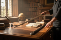 UNIKATOWY MIECZ TEMPLARIUSZY Z POCHWĄ  3110/V   Pasowanie Wojowników Maryi - 7