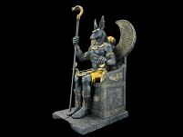 EGIPSKI BÓG ANUBIS NA TRONIE czarny VERONESE (WU76733AB) - 5