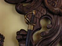 NOŻYK DO LISTÓW SZABLA WOJNY DOMOWEJ Z POCHWĄ   (F-3059) - 2