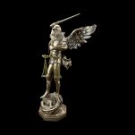 rzeźba figurka Archanioł Michał trzymający wagę  Veronese WU78258A1 - 3