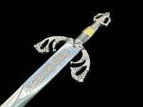 NOŻYK DO LISTÓW MINIATURKA HISTORYCZNY MIECZ CYDA WALECZNEGO (07)plus stojak - 6