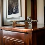 NOŻYK DO LISTÓW MINIATURKA HISTORYCZNY MIECZ CYDA WALECZNEGO (07)plus stojak - 8