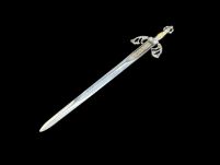 NOŻYK DO LISTÓW MINIATURKA HISTORYCZNY MIECZ CYDA WALECZNEGO (07)plus stojak - 10