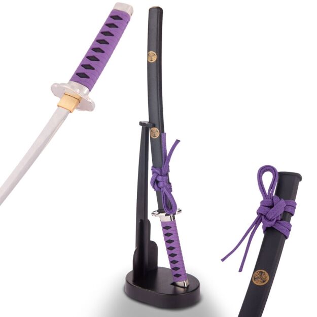 Oryginalna Japońska Katana Tokugawa Nożyk do Listów ze Stojakiem KT-22I