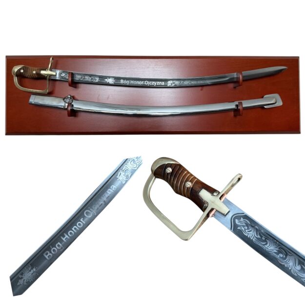 Szabla Polska Szabla Kawaleryjska wz 1934 Ludwikówka Bóg Honor Ojczyzna z Pochwa na Tablo