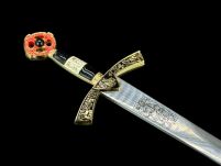 NOŻYK DO LISTÓW MIECZ RYCERSKI ZAKONU TEMPLARIUSZY (31)plus stojak - 5