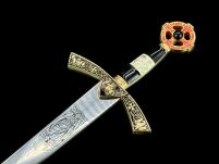 NOŻYK DO LISTÓW MIECZ RYCERSKI ZAKONU TEMPLARIUSZY (31)plus stojak - 10