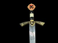 NOŻYK DO LISTÓW MIECZ RYCERSKI ZAKONU TEMPLARIUSZY (31)plus stojak - 13