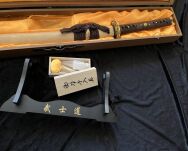 PROF MIECZ KATANA TRENING DAMAST SKRZYNIA STOJAK ZESTAW DO KONSERWACJI DS076 - 2