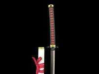 KATANA BIAŁA SAMURAJSKI MIECZ Z POCHWĄ + STOJAK ZS636 - 6