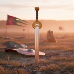 Miecz Króla Theodena Herugrim Inspirowany Lord of The Rings z Zawieszką 97 cm JT6203B - 2