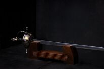 NOŻYK DO LISTÓW WSPANIAŁY RENESANSOWY RAPIER (11) plus stojak - 20