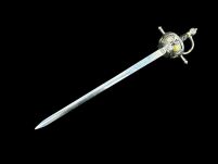 NOŻYK DO LISTÓW WSPANIAŁY RENESANSOWY RAPIER (11) plus stojak - 4