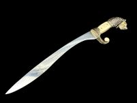 Nożyk do listów miniaturka miecz falcata Aleksandra Wielkiego (24)plus stojak - 5