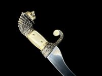 Nożyk do listów miniaturka miecz falcata Aleksandra Wielkiego (24)plus stojak - 8