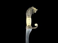 Nożyk do listów miniaturka miecz falcata Aleksandra Wielkiego (24)plus stojak - 9