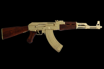 ZŁOTY AK-47 KARABIN KAŁASZNIKOW (1086/L)