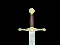 DUŻY NOŻYK DO LISTÓW EKSKALIBUR KRÓLA ARTURA (01) plus stojak - 21