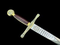 DUŻY NOŻYK DO LISTÓW EKSKALIBUR KRÓLA ARTURA (01) plus stojak - 23