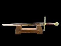 DUŻY NOŻYK DO LISTÓW EKSKALIBUR KRÓLA ARTURA (01) plus stojak - 2