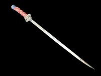 Nożyk do listów miniaturka historyczny miecz japońska katana (13)plus stojak - 8