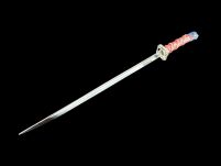 Nożyk do listów miniaturka historyczny miecz japońska katana (13)plus stojak - 10