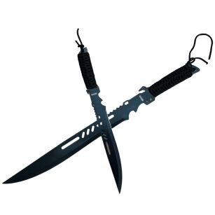 Miecz Katana Ninja x 2 Zestaw Treningowy 68 cm oraz 45 cm D104