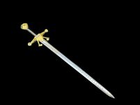 NOŻYK DO LISTÓW MINIATURKA MIECZ ROBINA Z LOCKSLEY (03) plus stojak - 3