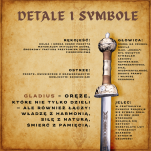 NOŻYK DO LISTÓW MINIATURKA RZYMSKIEGO GLADIUSA (30)plus stojak - 14