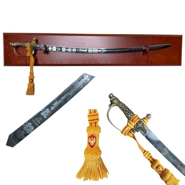 SZABLA POLSKA OFICERSKA GEN. W.SIKORSKIEGO Z 1920 R. BEZ POCHWY NA TABLO