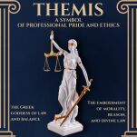 Okazała Biała Temida z wagą i mieczem 31 cm rzeźba symbol sprawiedliwości sygnowana 57 Special Replicas TEM-02 - 9