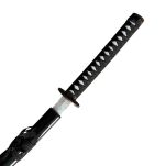 Miecz Katana Ostrze Bambusowe Czarny Smok z Pochwą i Stojakiem HK1138WD - 5