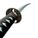 Miecz Katana Ostrze Bambusowe Czarny Smok z Pochwą i Stojakiem HK1138WD - 6