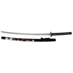Miecz Katana Ostrze Bambusowe Czarny Smok z Pochwą i Stojakiem HK1138WD - 14
