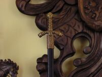 NOŻYK DO LISTÓW MIECZ RYSZARDA LWIE SERCE Z POCHWĄ  (F-3032) - 2