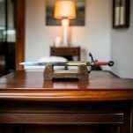 NOŻYK DO LISTÓW MINIATURKA HISTORYCZNY MIECZ CZARNEGO KSIĘCIA (10)plus stojak - 12