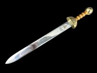 Nożyk do listów miniaturka historyczny miecz gladiatorów (04) plus stojak - 10